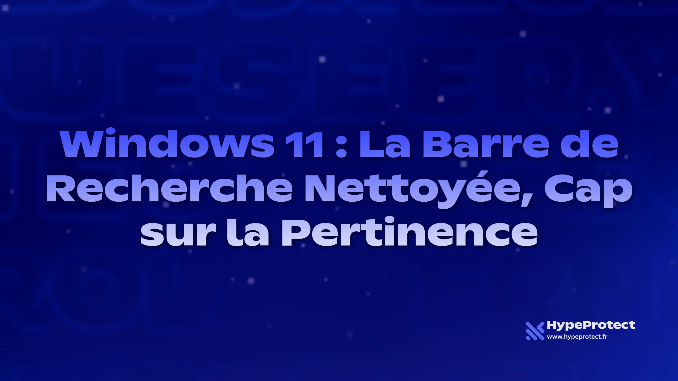 Windows 11 : La Barre de Recherche Nettoyée, Cap sur la Pertinence